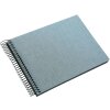 Goldbuch Álbum de espiral Summertime azul-gris 24x17 cm 40 páginas negras