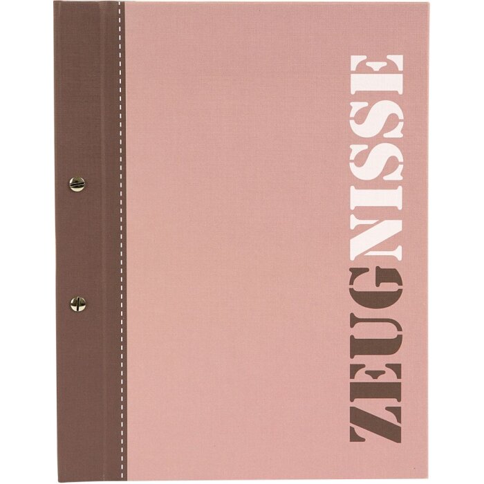 Carpeta de calificaciones berenjena A4