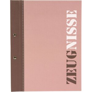 Carpeta de calificaciones berenjena A4