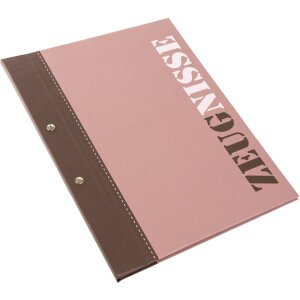 Carpeta de calificaciones berenjena A4