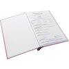 Carpeta de calificaciones berenjena A4