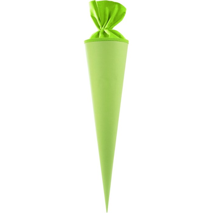 Bolsa escolar Goldbuch Craft con cierre de fieltro 70 cm menta