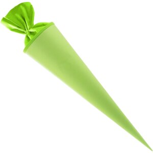 Bolsa escolar Goldbuch Craft con cierre de fieltro 70 cm menta