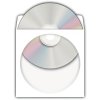 Fundas de papel para CD blancas con superficie adhesiva 1000 unid.