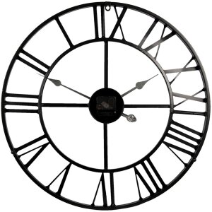 Reloj Ø 60x4 cm - 1xAA negro - 5KL0138