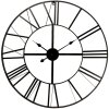 Reloj Ø 80x4 cm - 1xAA Blanco - Negro - 5KL0140M