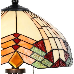 Lámpara de mesa Tiffany Komplet Ø 40 cm multicolor - 5LL-5961