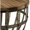 Mesa auxiliar 45x28x45 cm marrón - 64051