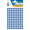 Etiquetas multiuso azul Ø 8 mm papel redondo mate 540 unid.