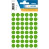 Etiquetas multiuso verde Ø 12 mm papel redondo mate 240 unid.