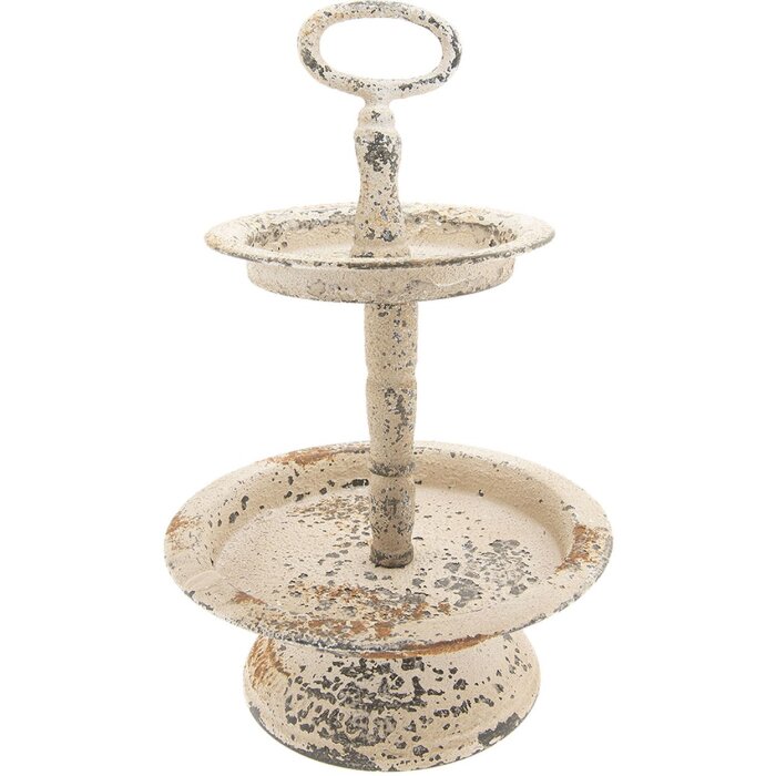 Estantería Ø 22x34 cm crema antiguo - 6Y2730