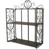 Estante de pared 41x18x53 cm negro - 6Y2799