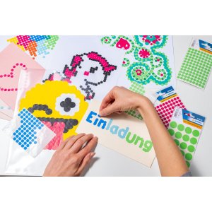 Etiquetas multiuso VARIO COLOR DOTS AZUL 19 mm