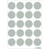 Etiquetas multiuso VARIO forma de punto gris 19 mm