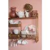 Clayre & Eef TWFBO Tazón Sopa Ø 15 cm Flores de Porcelana Multicolor Redondo