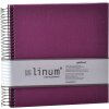 Goldbuch Álbum espiral Linum 22x20 cm 40 páginas color crema