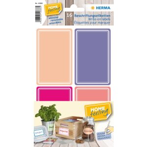 Herma HOME Etiquetas de etiquetado 52x82 mm removibles