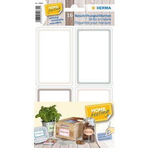 Herma HOME Etiquetas de etiquetado 52x82 mm removibles