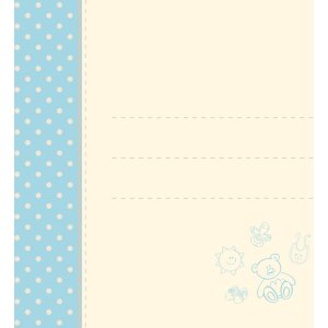 Álbum bebé Matilda azul 31x31 cm