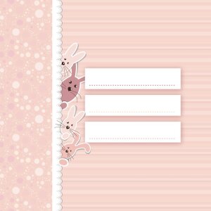 Álbum para bebé Cinzia 31x31 cm rosa