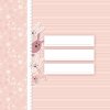 Álbum para bebé Cinzia 24x24 cm rosa