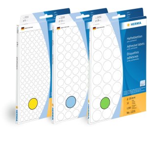 Etiquetas multiuso blancas 20x50 mm papel mate 480 unid.