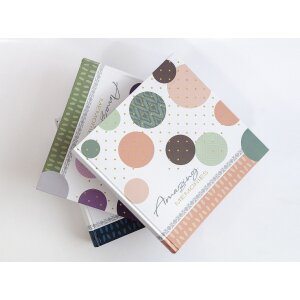 Walther Jumbo Álbum de Fotos Amazing Memories verde 30x30 cm 100 páginas blancas