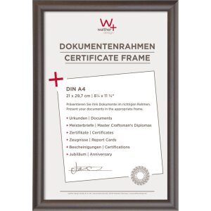 Marco para certificado Trendstyle A4 acero