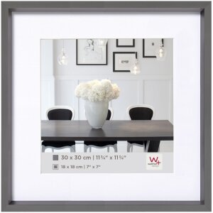 Walther Plastic Frame Steel Style 20x20 cm acero con...