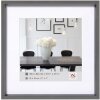 Walther Plastic Frame Steel Style 20x20 cm acero con passepartout 13x13 cm