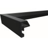 Marco de plástico Walther Steel Style negro 30x30 cm con passepartout 18x18 cm