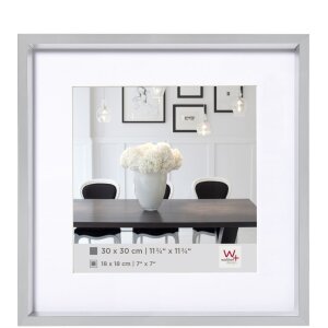 Walther Plastic Frame Steel Style 30x30 cm plata