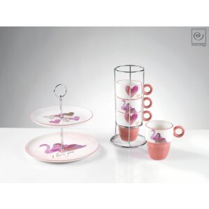 20CA1029 Mascagni etagere rosa 25 cm