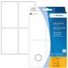 Etiquetas multiuso blancas 52x82 mm papel mate 128 unid.