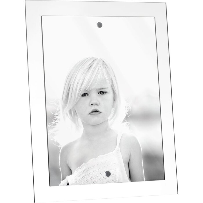 A511 Marco de fotos acrílico con imanes 13x18 cm negro