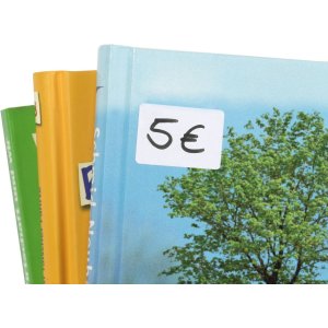 Etiquetas multiuso blancas 6x50 mm papel mate 1248 unid.