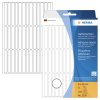 Etiquetas multiuso blancas 6x50 mm papel mate 1248 unid.