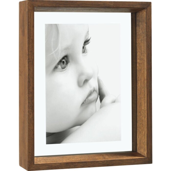 A756 Mascagni Marco de madera maciza 10x15 cm marrón Doble acristalamiento