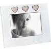 A945 Marco de madera Mascagni 13x18 cm Blanco Corazones