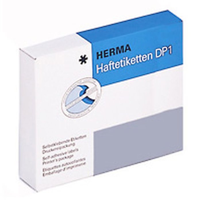 Etiquetas adhesivas para impresoras DP1 blanco 19x40 mm papel mate 5000 unid.