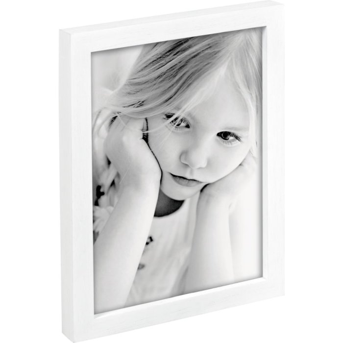 M686 Marco de fotos Mascagni Marco de madera 13x18 cm Blanco