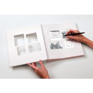 Walther Álbum Bebé Pie Pequeño 28x30,5 cm 60 páginas blancas