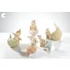 20KO1465 Figurita decorativa Mascagni sirena naranja 12,3x20,5x18 cm