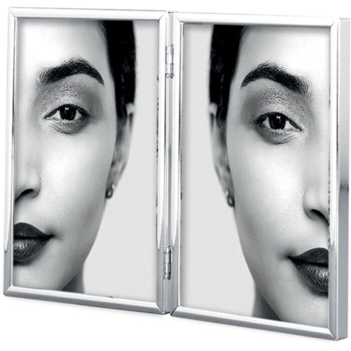 Mascagni 58 - Marco doble 10x15 cm plata