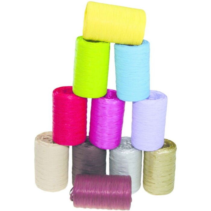 Cinta de regalo Raphia 13mmx100m Rollo Sintético
