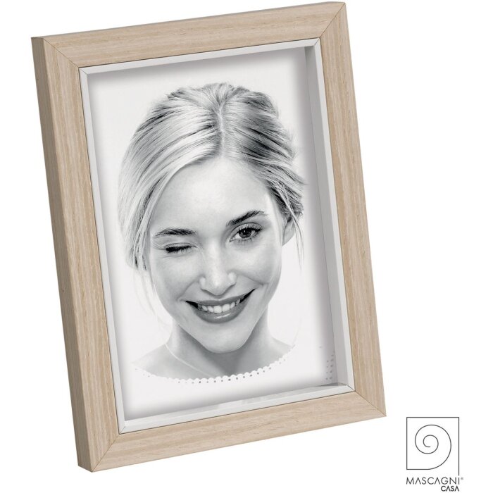 A372 Marco de fotos de madera Ilegni 13x18 cm blanco