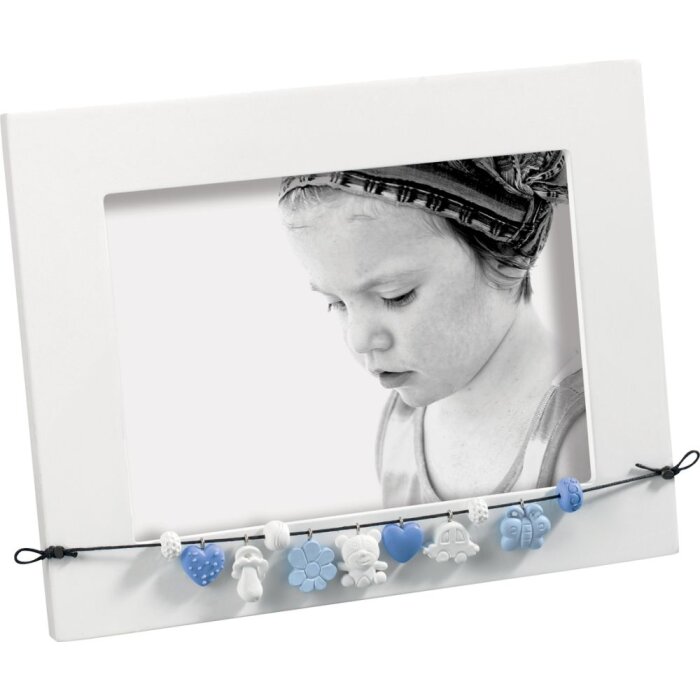 A717 Baby Frame Charms 13x18 cm azul
