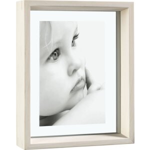 A756 Marco de madera maciza Mascagni 10x15 cm blanco...