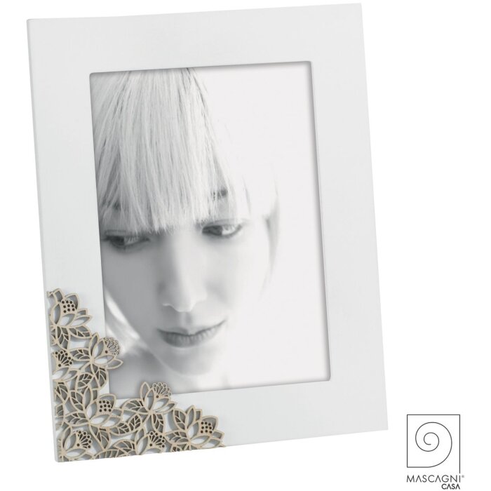 Marco de fotos Lace 13x18 cm blanco