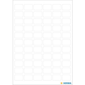 Etiquetas multiuso blancas 8x12 mm papel mate 462 unid.
